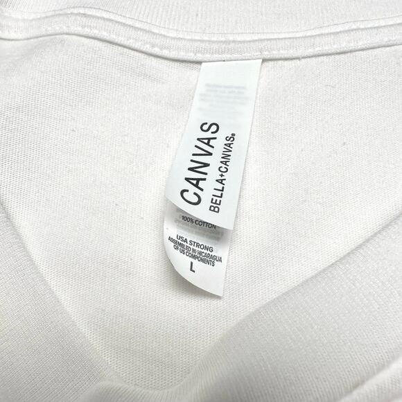 Canvas | Unisex | The Golden Ghouls Novelty Print Short Sleeve Tee | Size Large - Picture 5 of 8